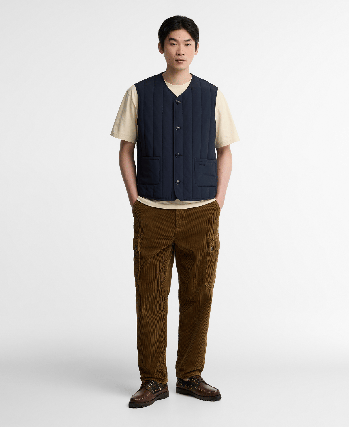 Barbour Leonard Cord Kargo Pantolon