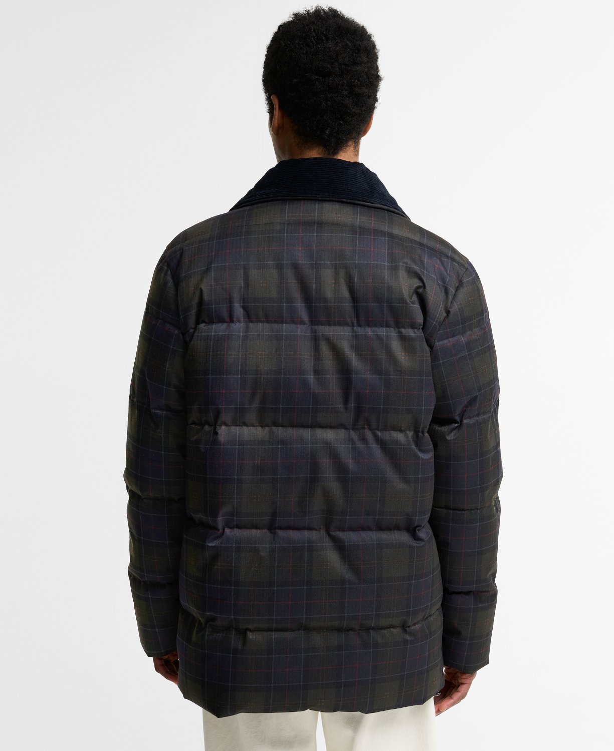 Barbour Lonnen Tartan Puffer Mont