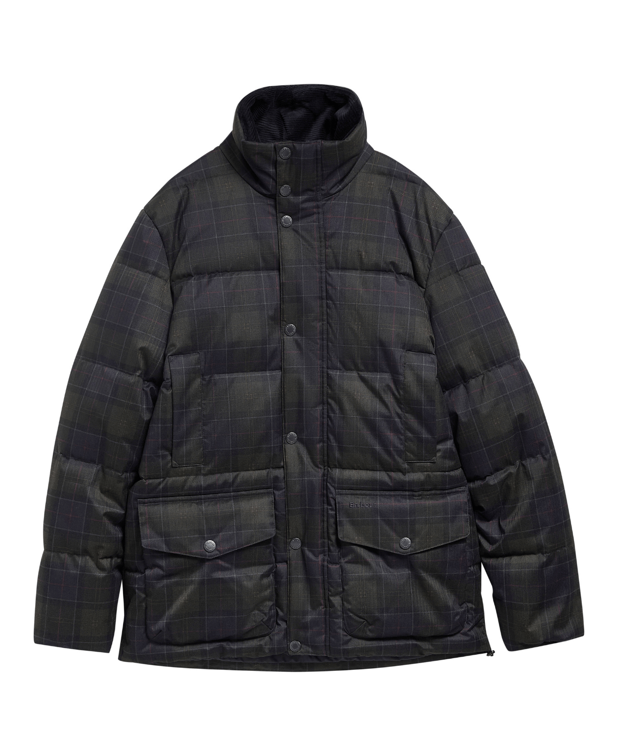 Barbour Lonnen Tartan Puffer Mont