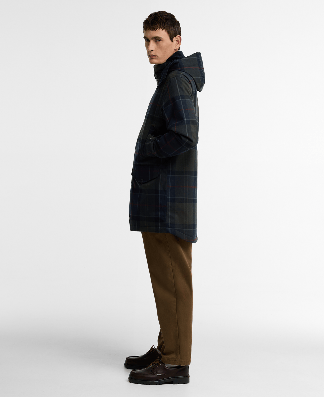 Barbour Lonnen Tartan Waterproof Ceket