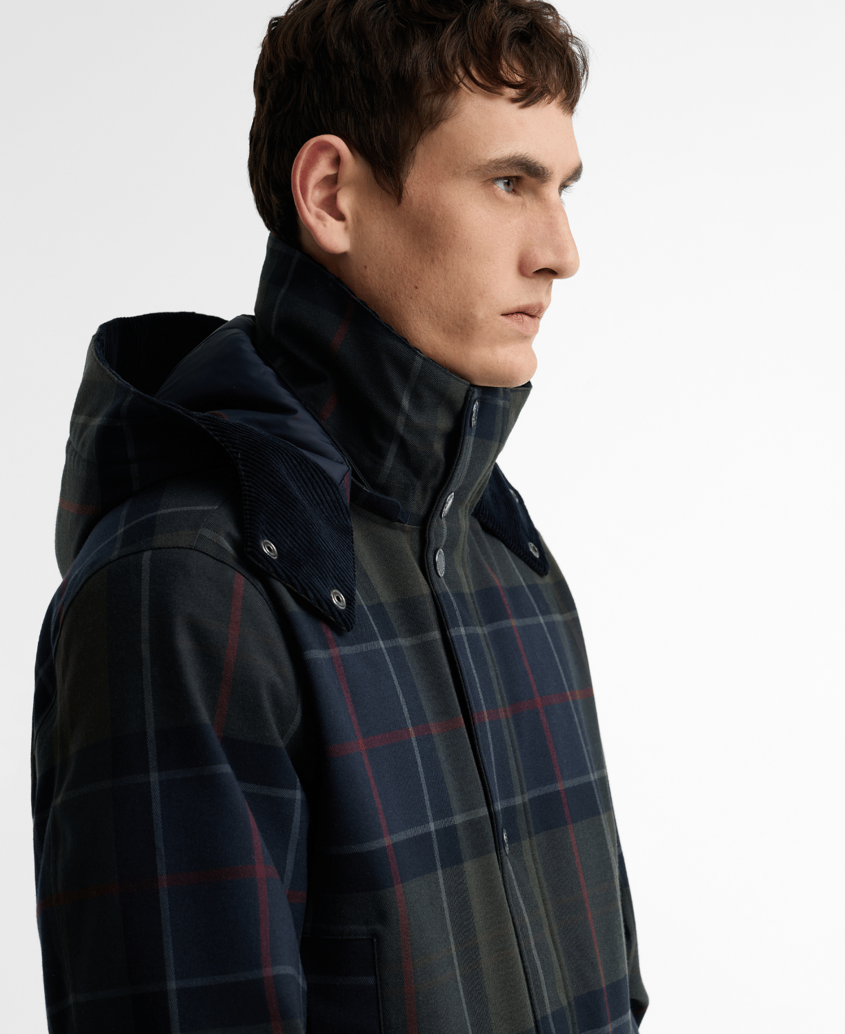 Barbour Lonnen Tartan Waterproof Ceket