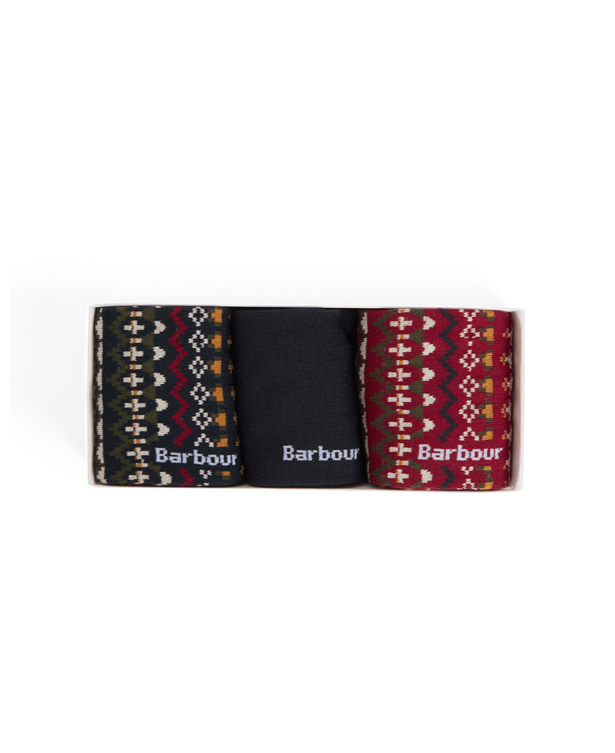 Barbour Marlow Fair Isle Çorap Hediye Kutusu