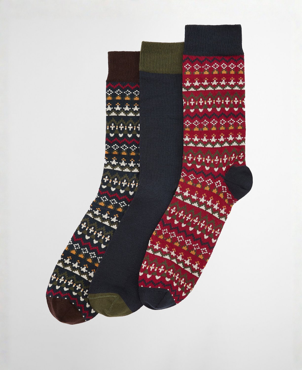 Barbour Marlow Fair Isle Çorap Hediye Kutusu
