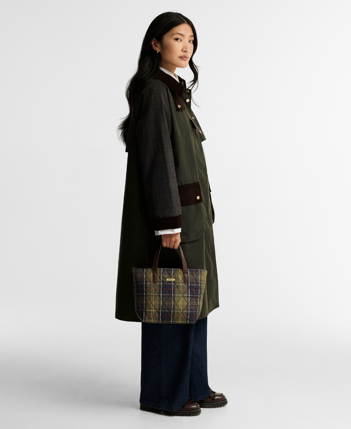 Barbour Mini Kapitone Omuz Çantası