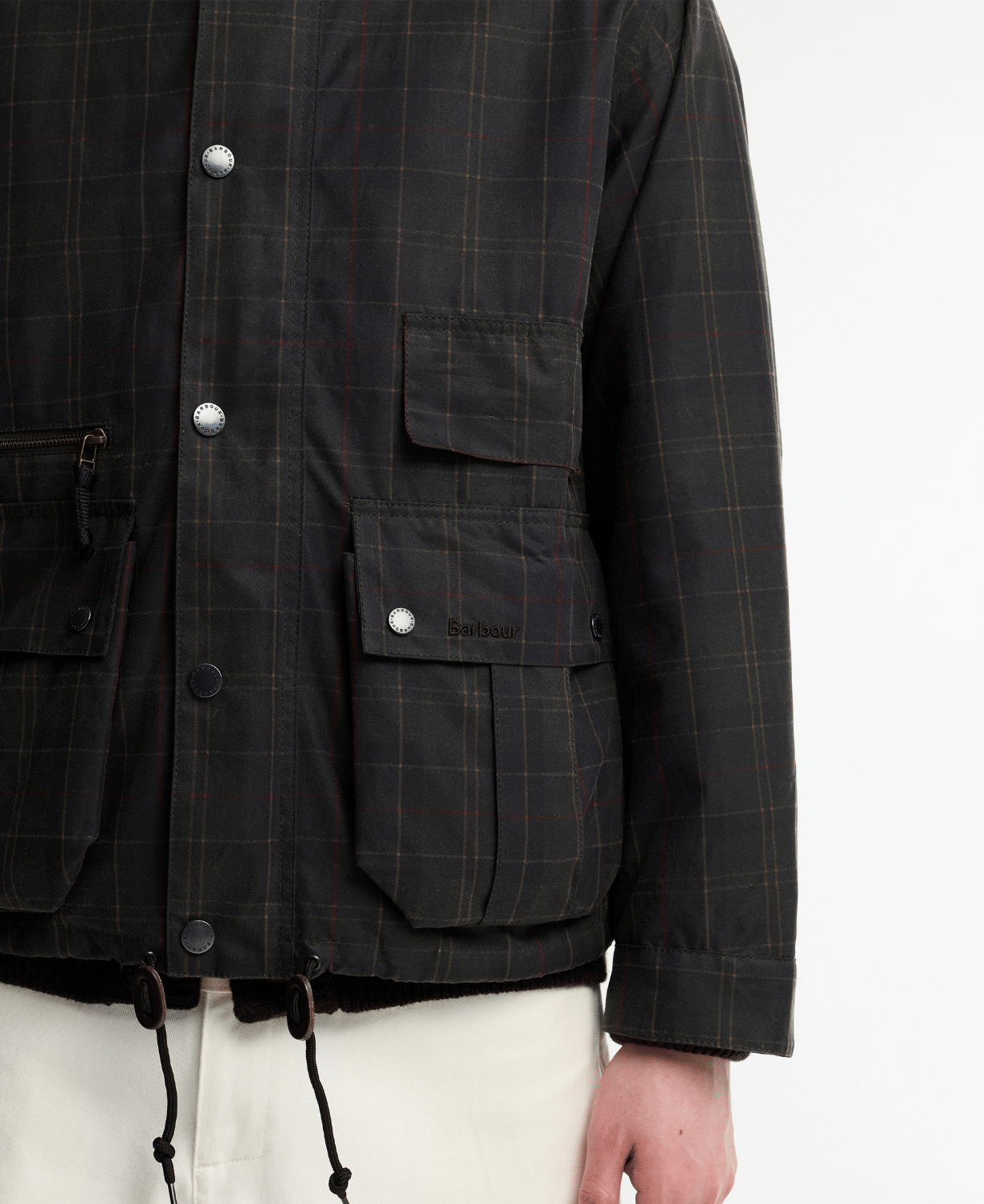 Barbour Modified Tartan Ursula Yağlı Ceket