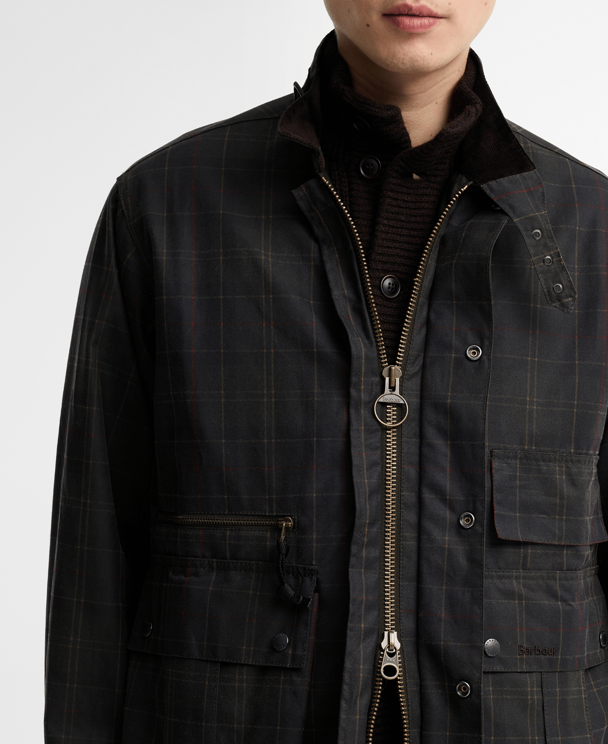 Barbour Modified Tartan Ursula Yağlı Ceket