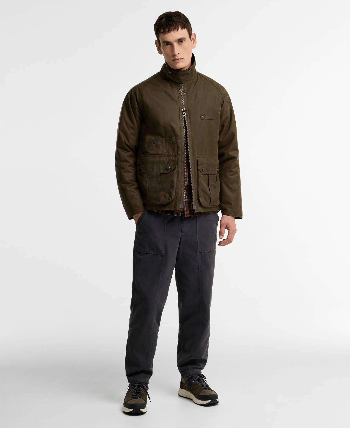 Barbour Re-Engineered Durran Yağlı Ceket