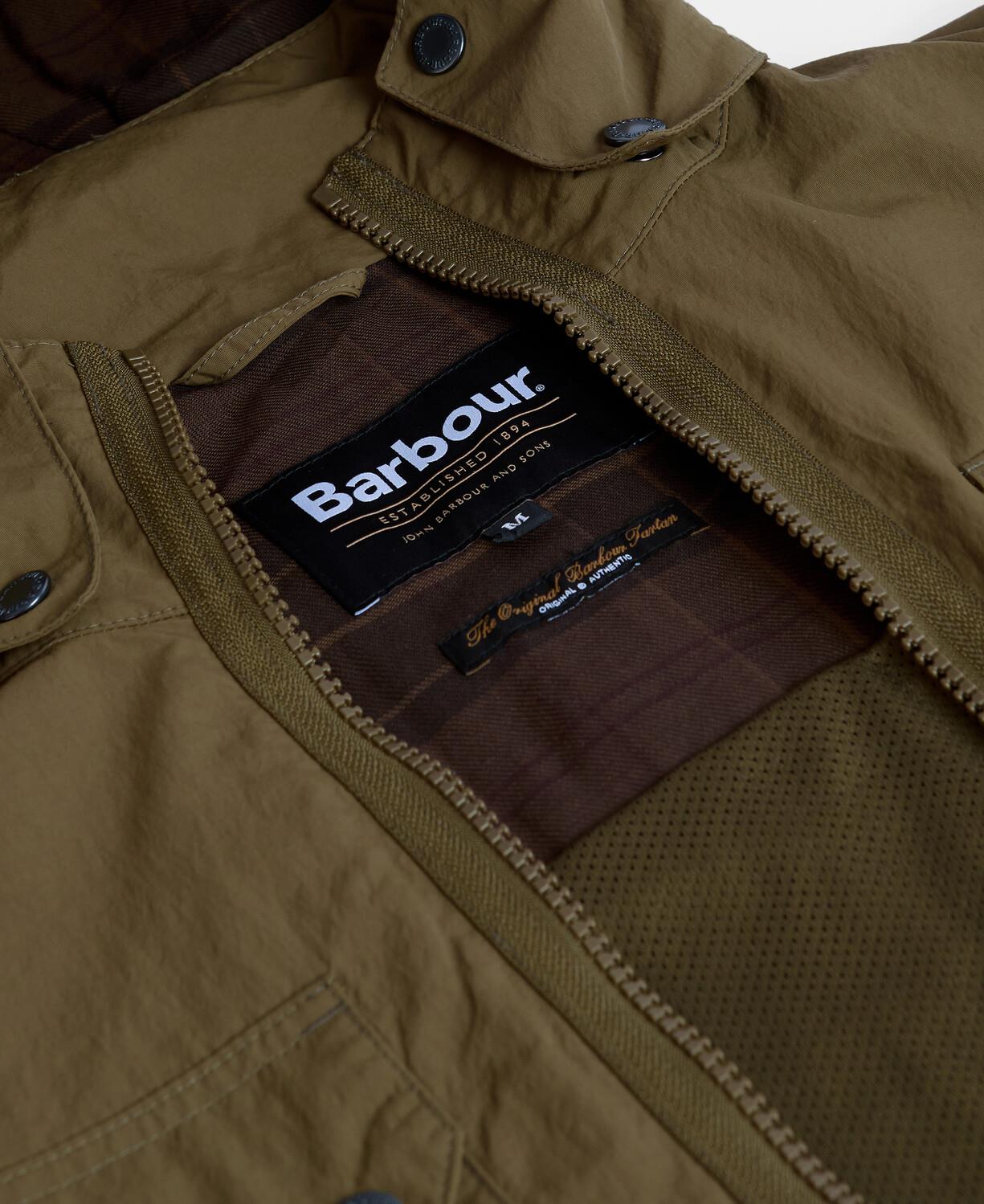 Barbour Re-Engineered Hooded Showerproof Flight Bedale Ceket