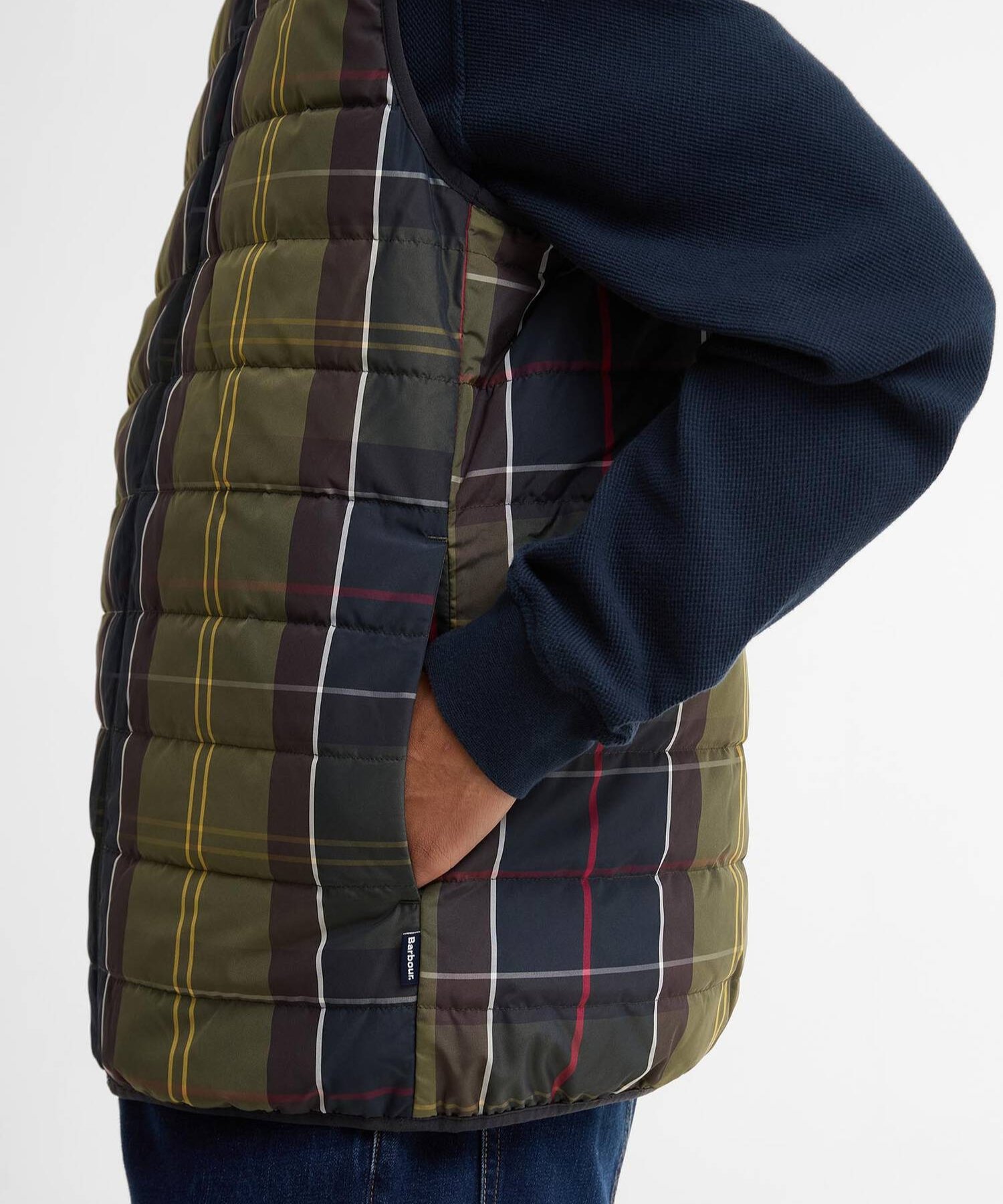 Barbour Reversible Tartan Puffer Yelek