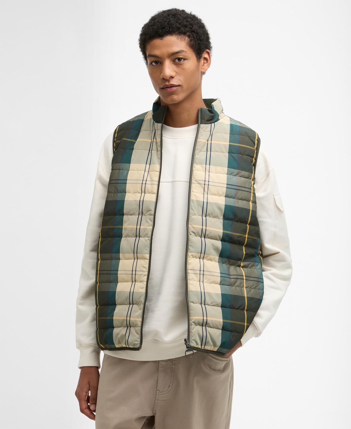 Barbour Reversible Tartan Puffer Yelek