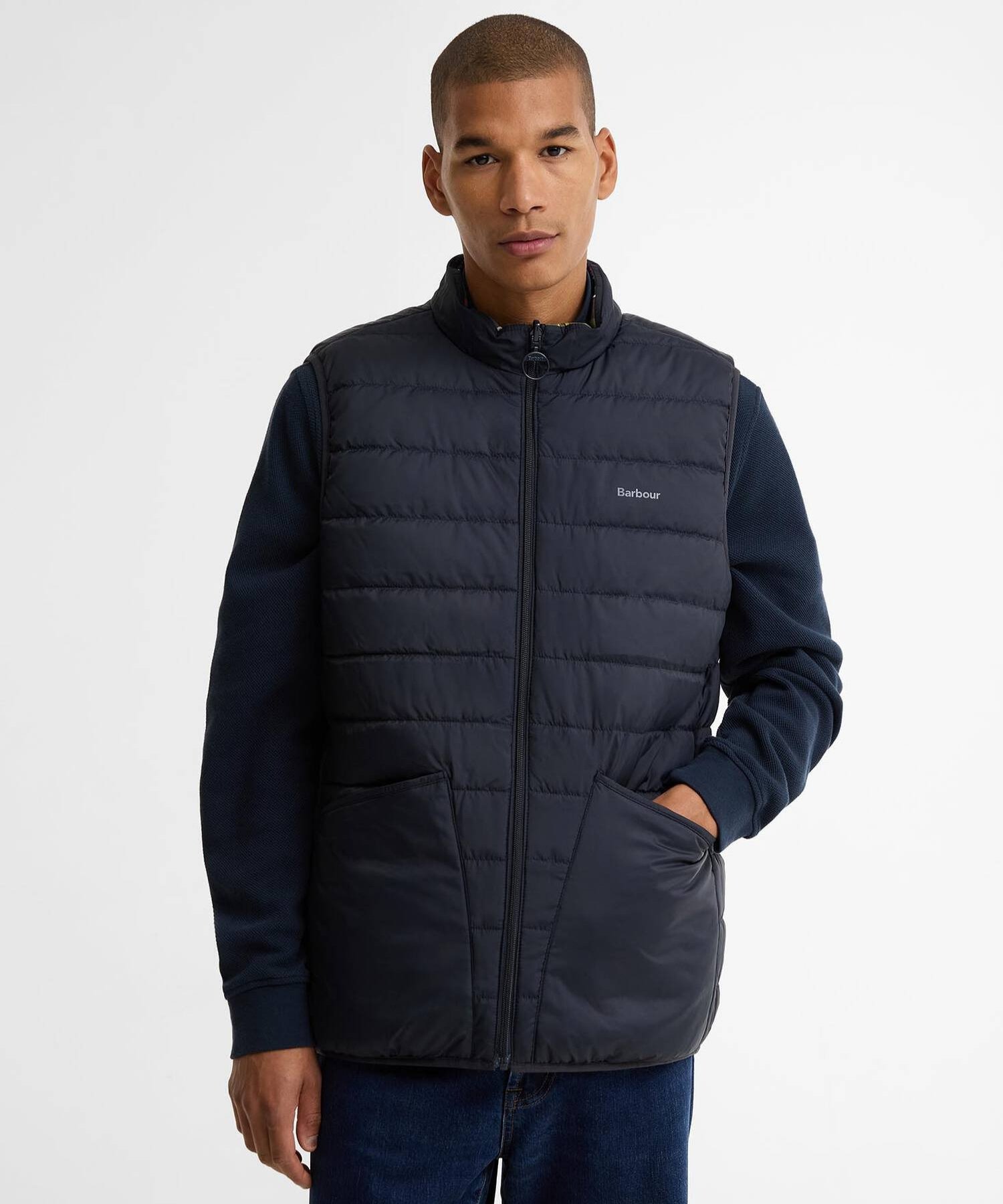 Barbour Reversible Tartan Puffer Yelek