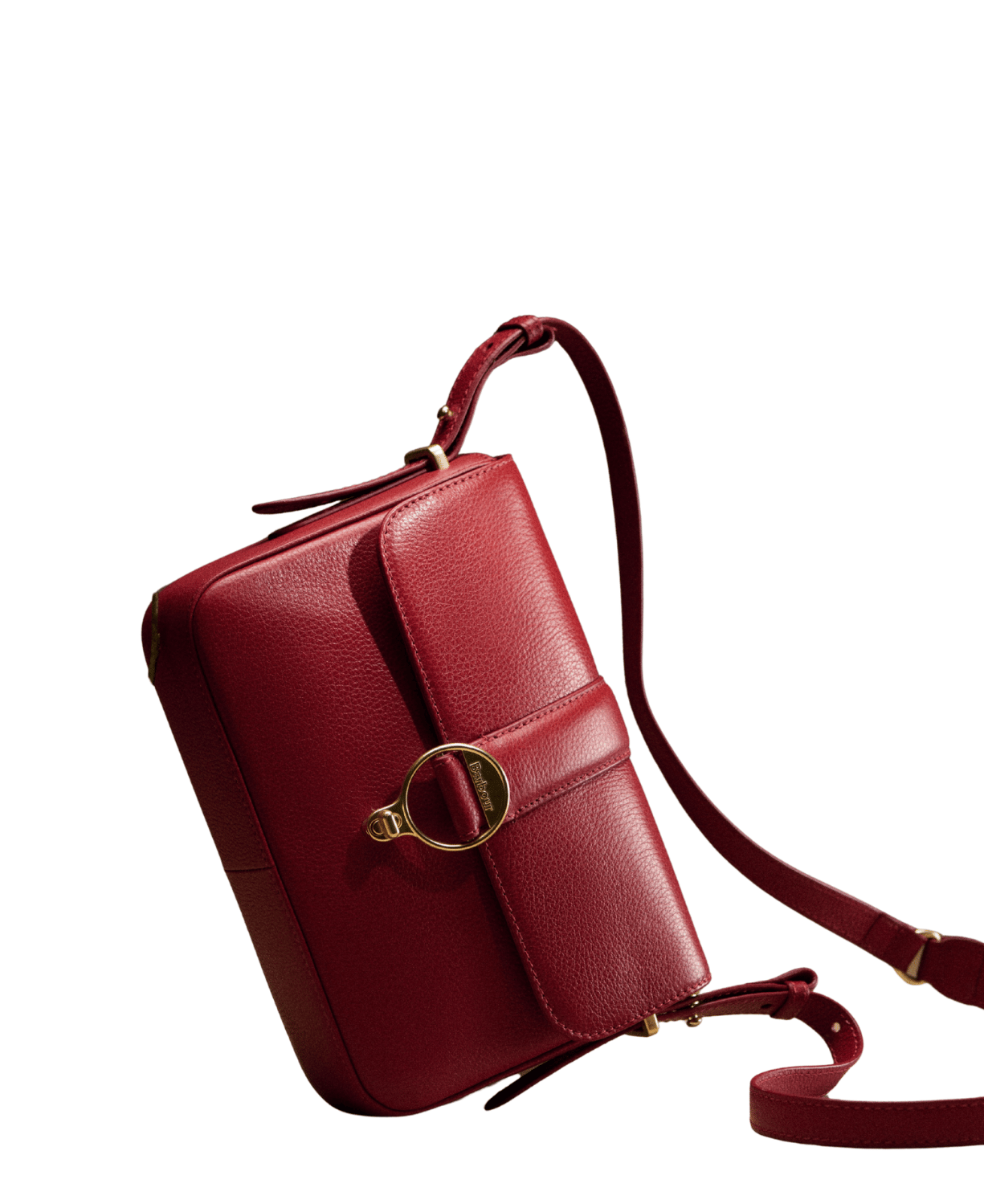 Barbour Rosa Deri Çapraz Çanta