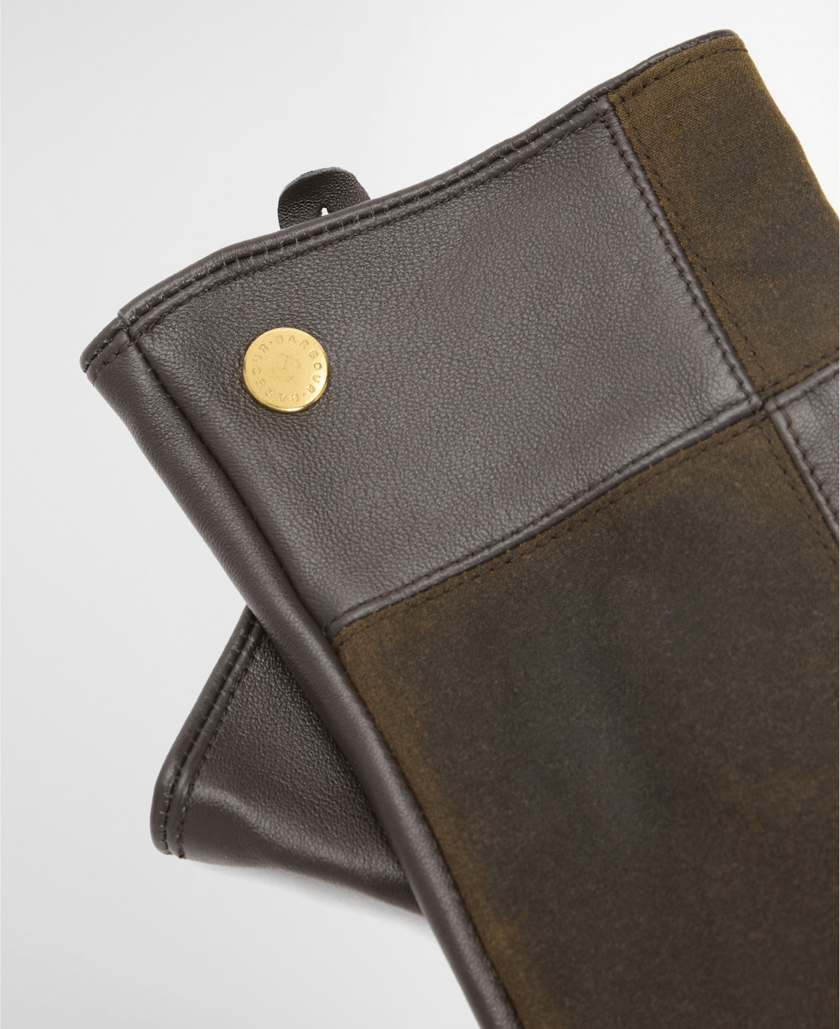 Barbour Rudson Patchwork Deri Eldiven