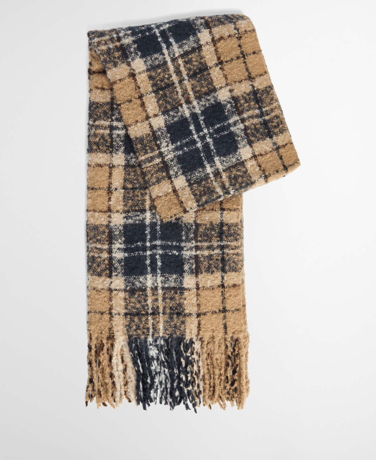 Barbour Saltburn Bere & Tartan Şal Seti