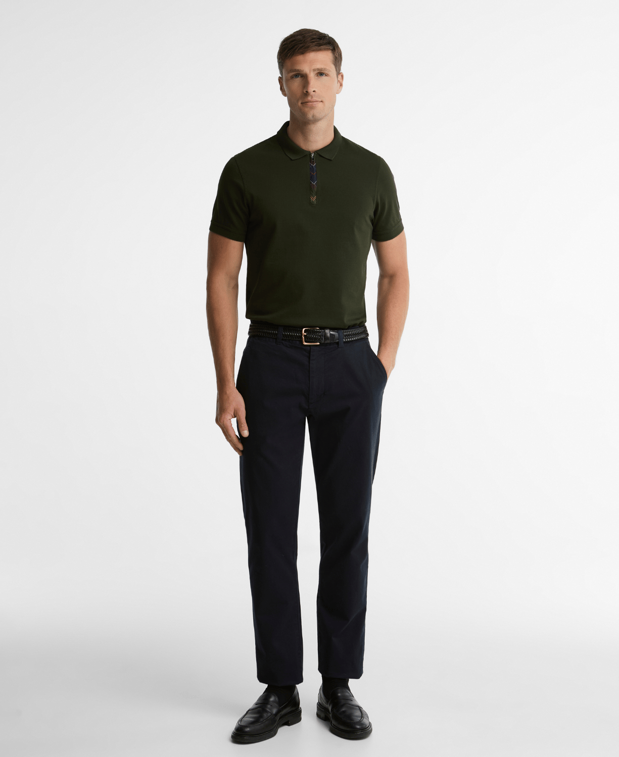 Barbour Stately Zip Polo Yaka