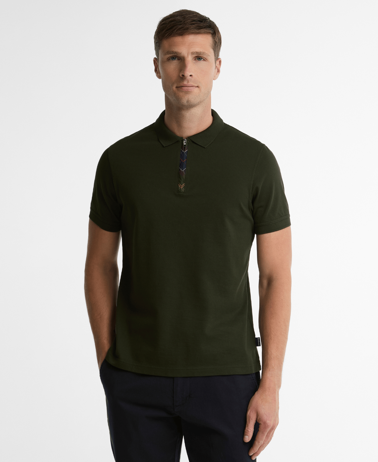 Barbour Stately Zip Polo Yaka