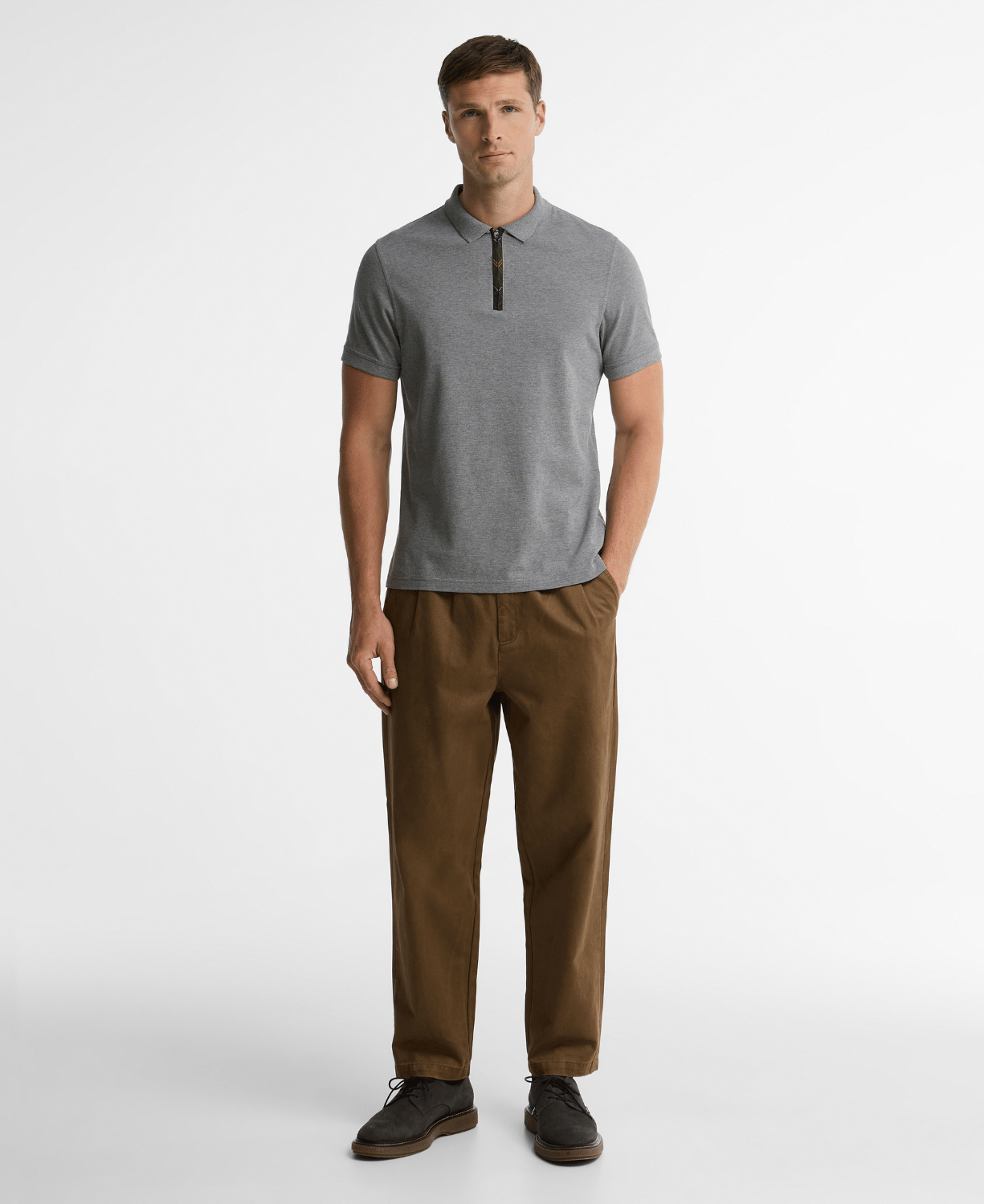 Barbour Stately Zip Polo Yaka