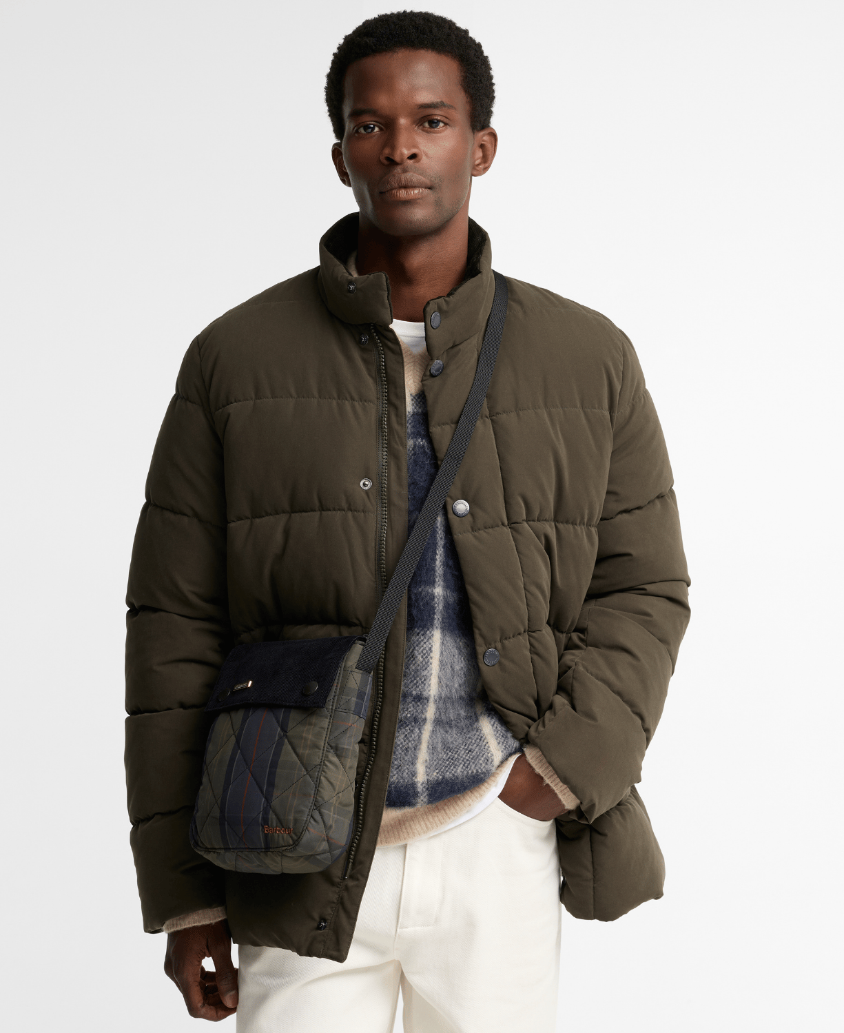 Barbour Tartan Liddesdale Çapraz Çanta