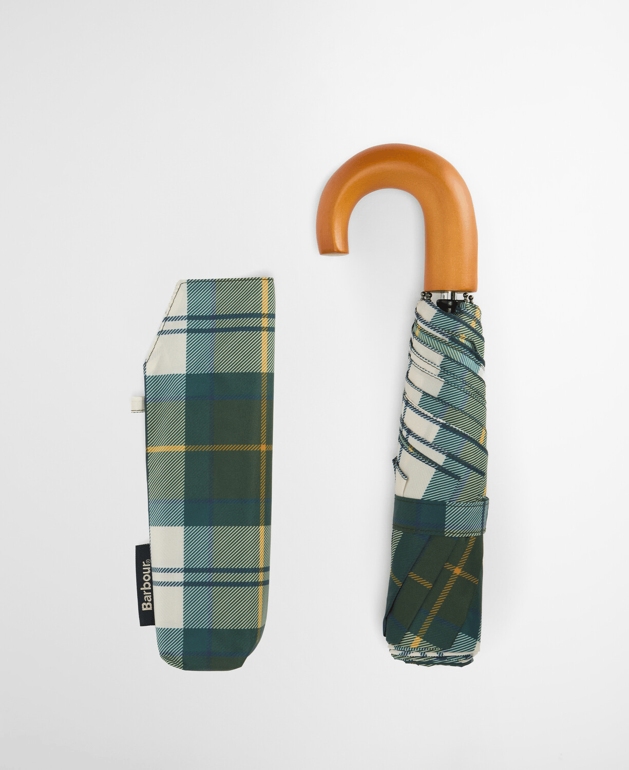 Barbour Tartan Mini Şemsiye