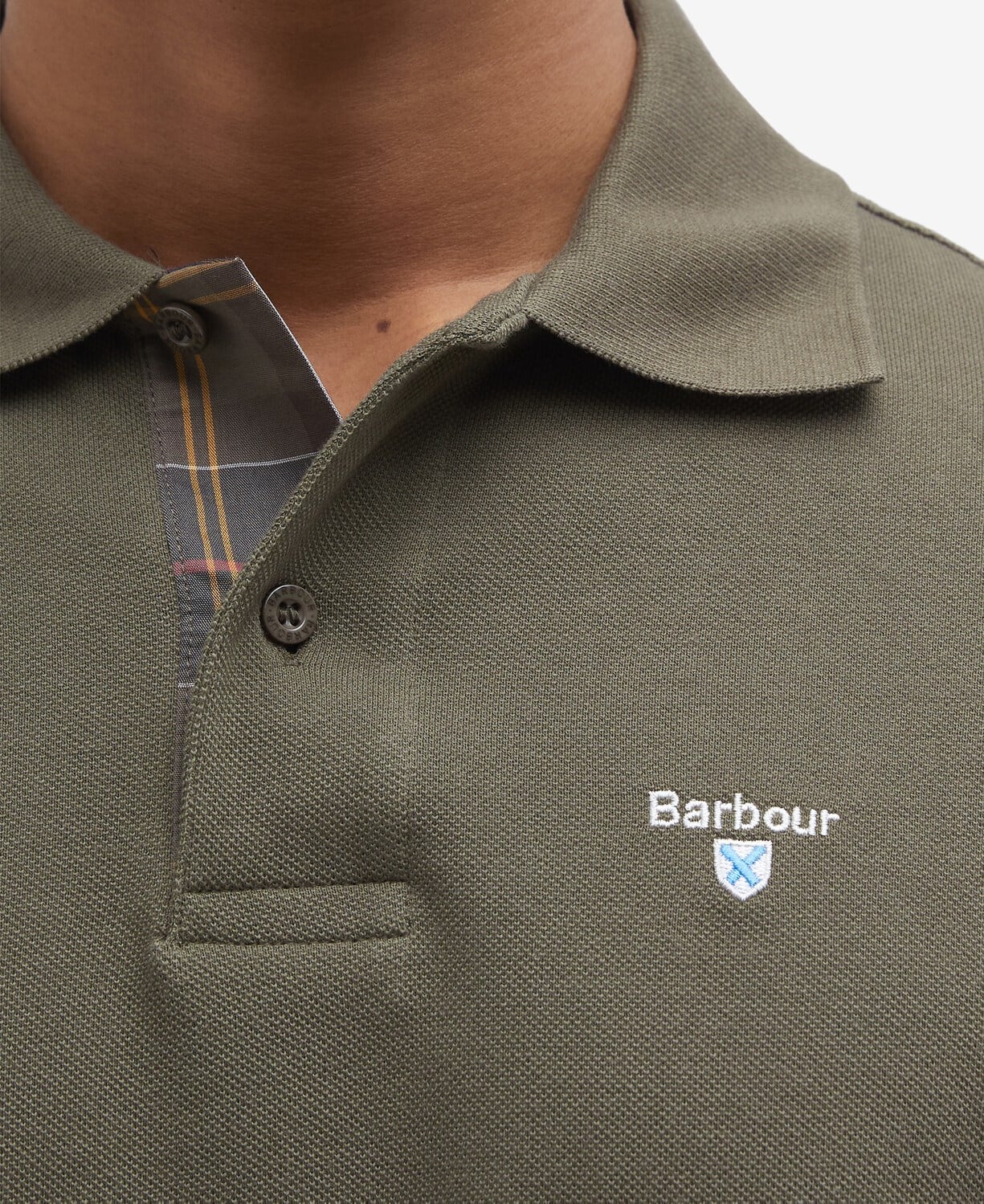 Barbour Tartan Pique Polo Yaka