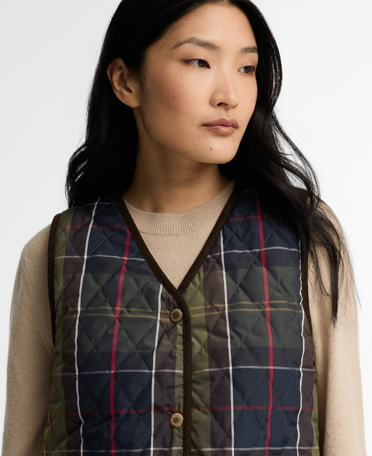Barbour Tartan Reimagined Icons Reversible İçlik Yelek