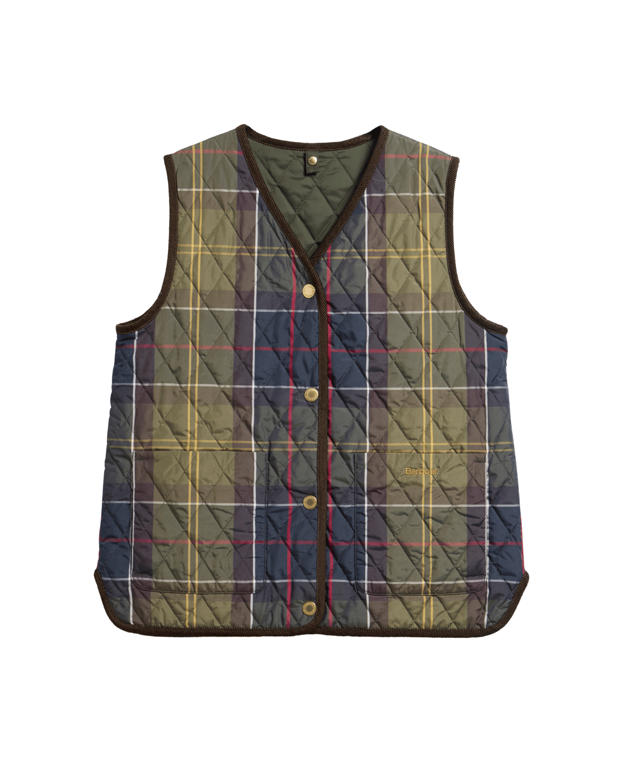 Barbour Tartan Reimagined Icons Reversible İçlik Yelek