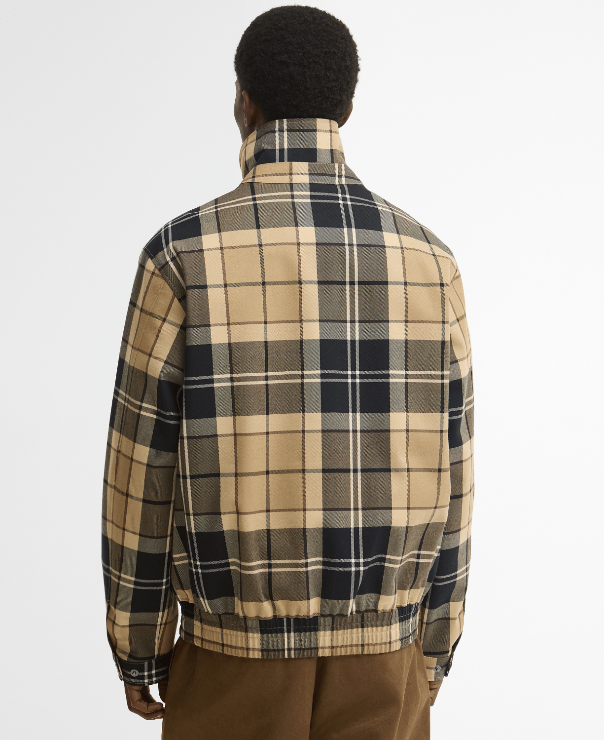 Barbour Tartan Showerproof Blouson Ceket