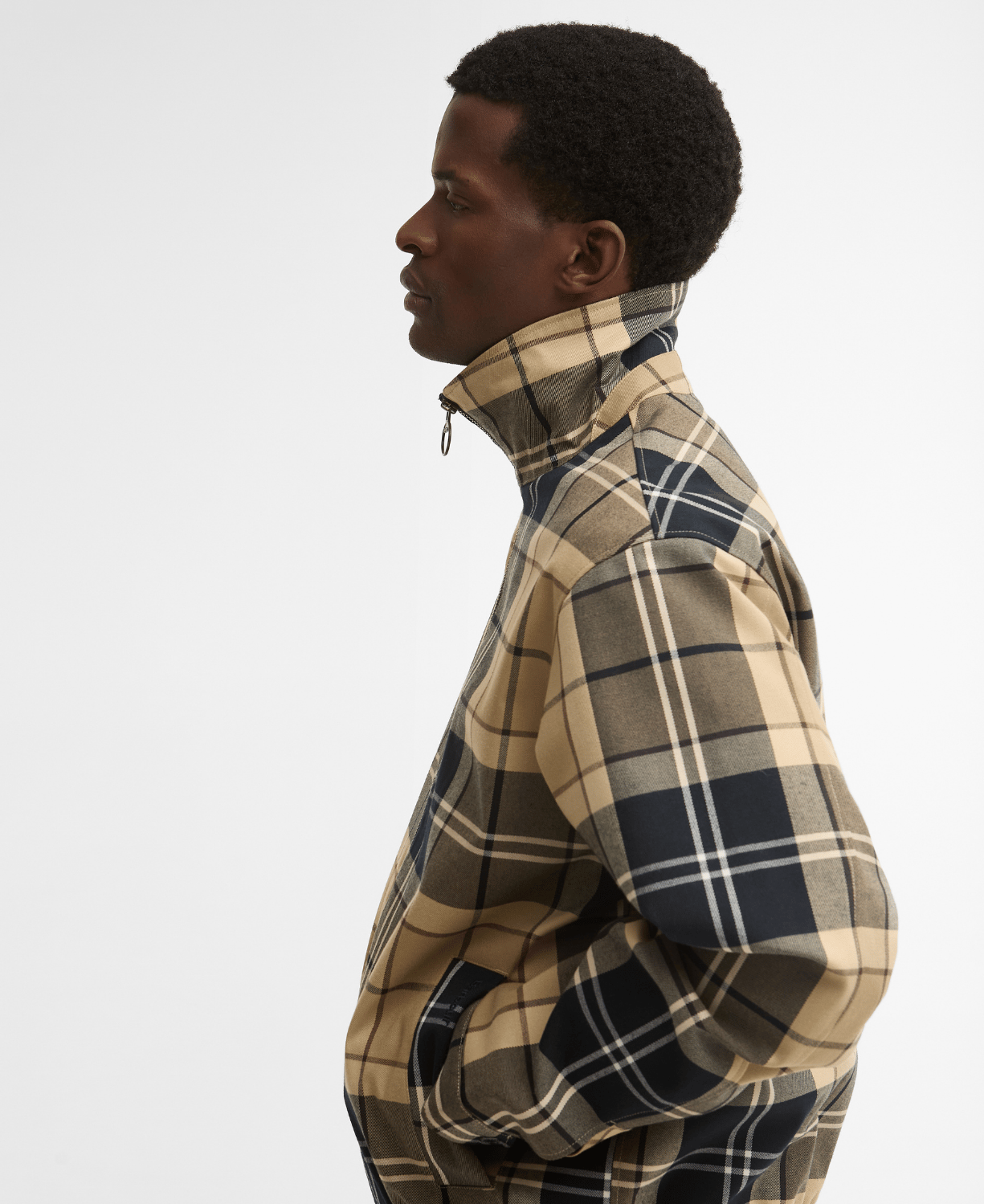 Barbour Tartan Showerproof Blouson Ceket