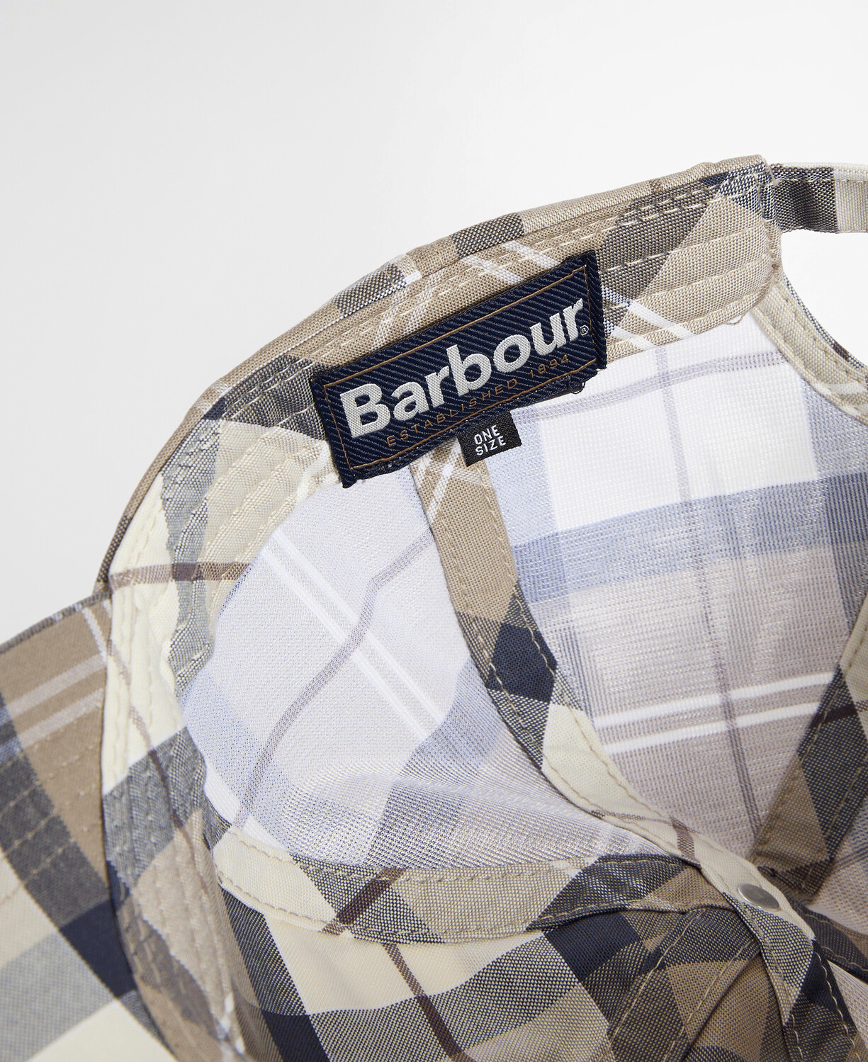 Barbour Tartan Sports Şapka