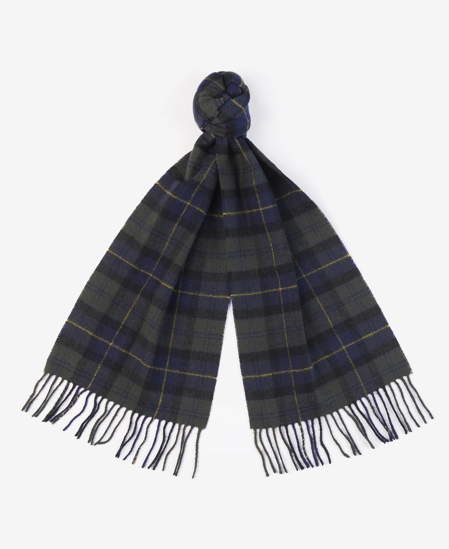 Barbour Unisex Tartan Yün Atkı (%100 Lambswool)