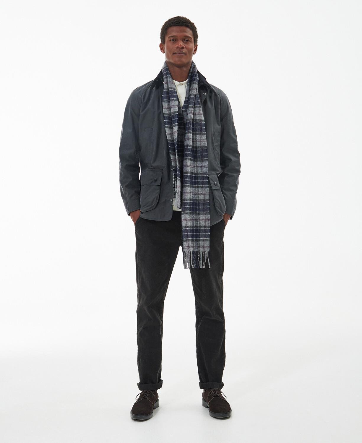 Barbour Unisex Tartan Yün Atkı (%100 Lambswool)