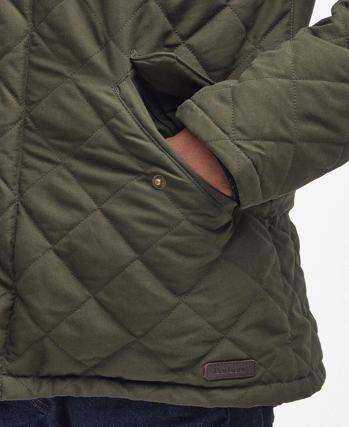 Barbour Waterproof Shoveler Kapitone Ceket