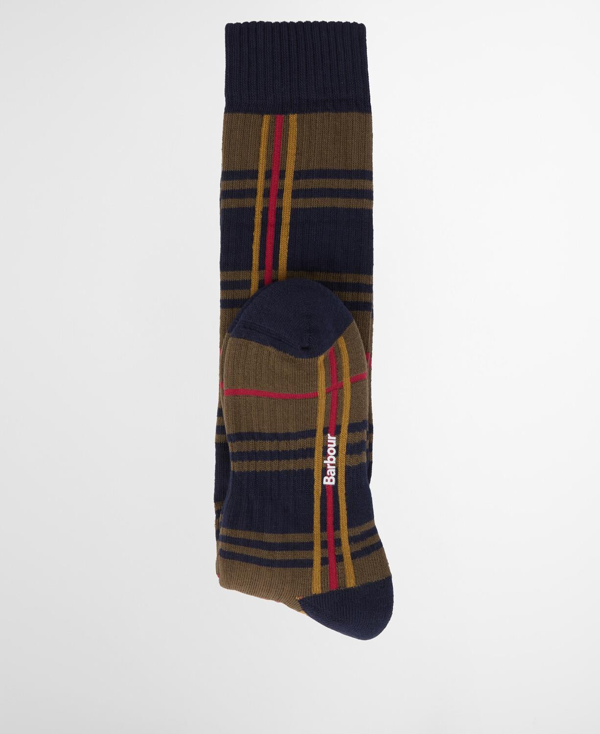 Barbour Wellington Tartan Diz Üstü Çorap