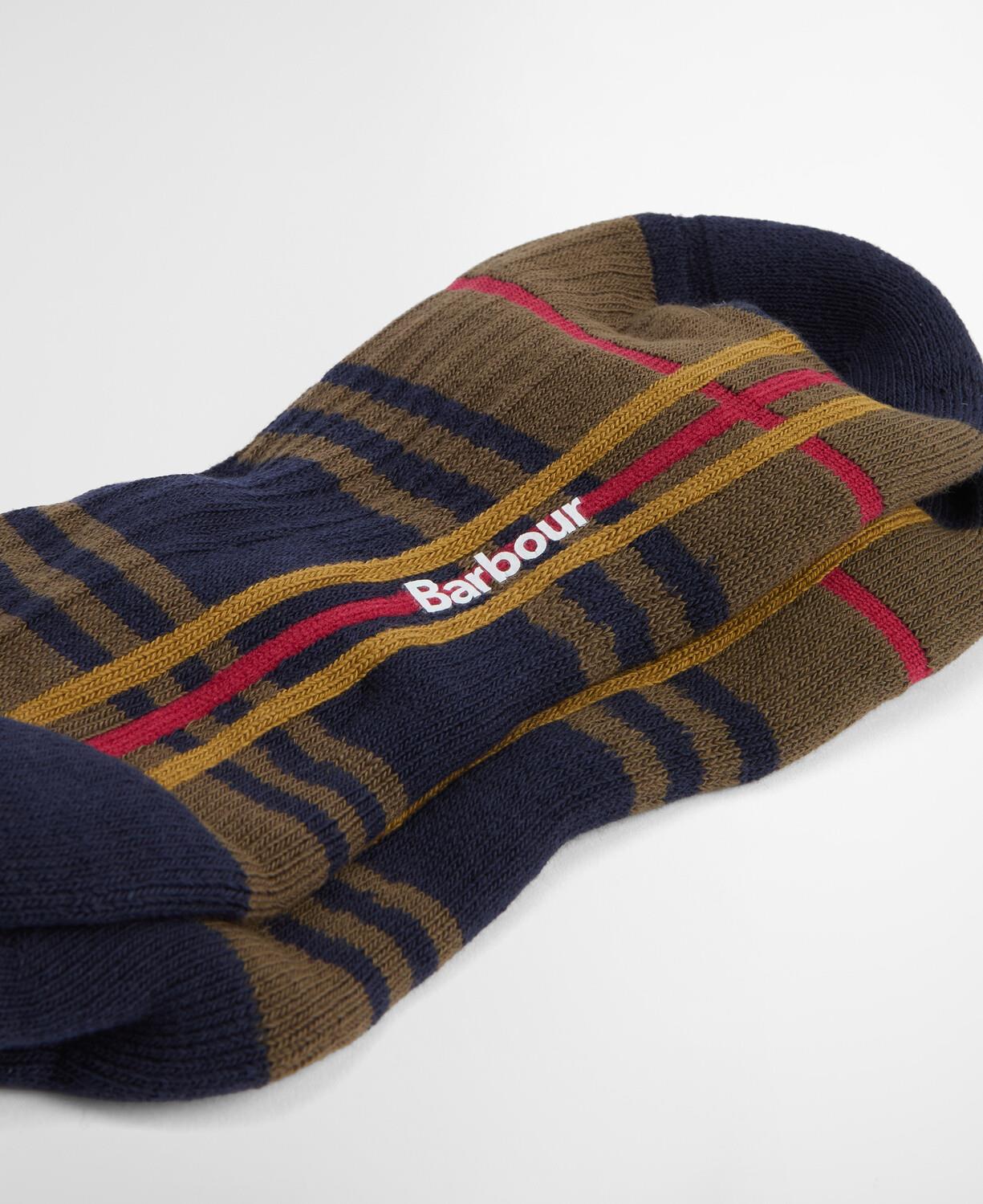 Barbour Wellington Tartan Diz Üstü Çorap