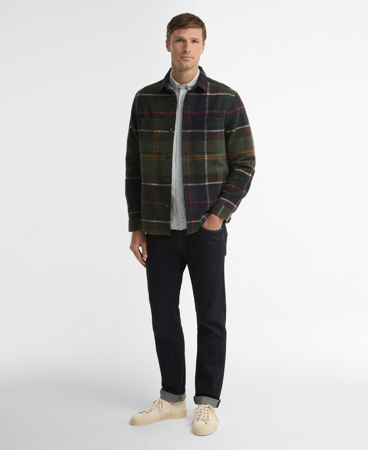 Barbour Woodlane Brushed Dış Gömlek