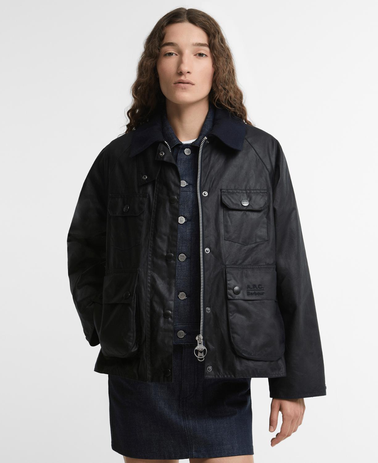 Barbour x A.P.C. Spey Yağlı Ceket