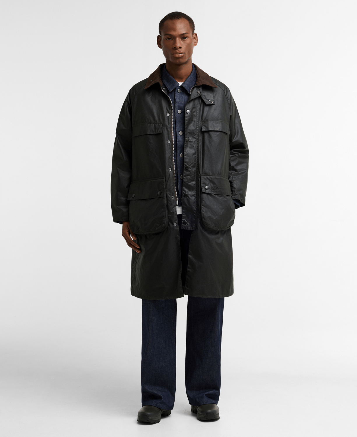 Barbour x A.P.C. SL Bedale Yağlı Ceket