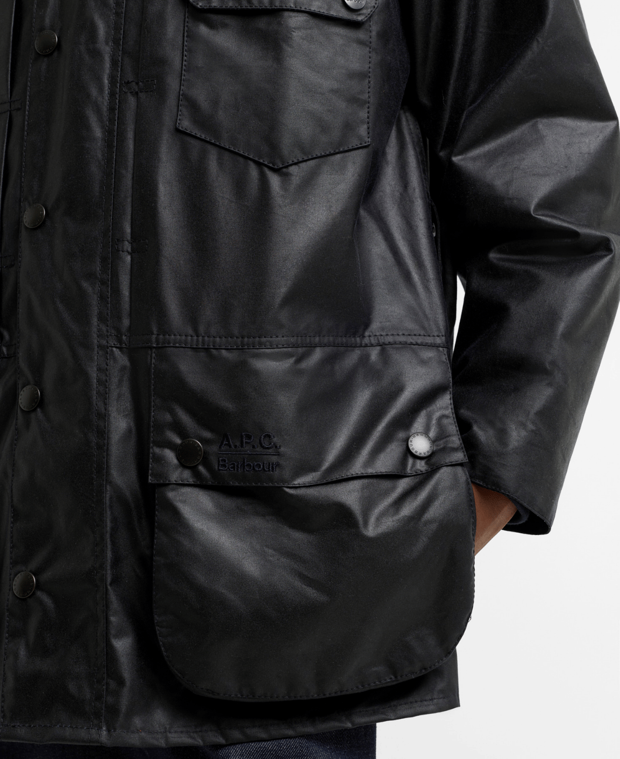 Barbour x A.P.C. Beaufort Yağlı Ceket