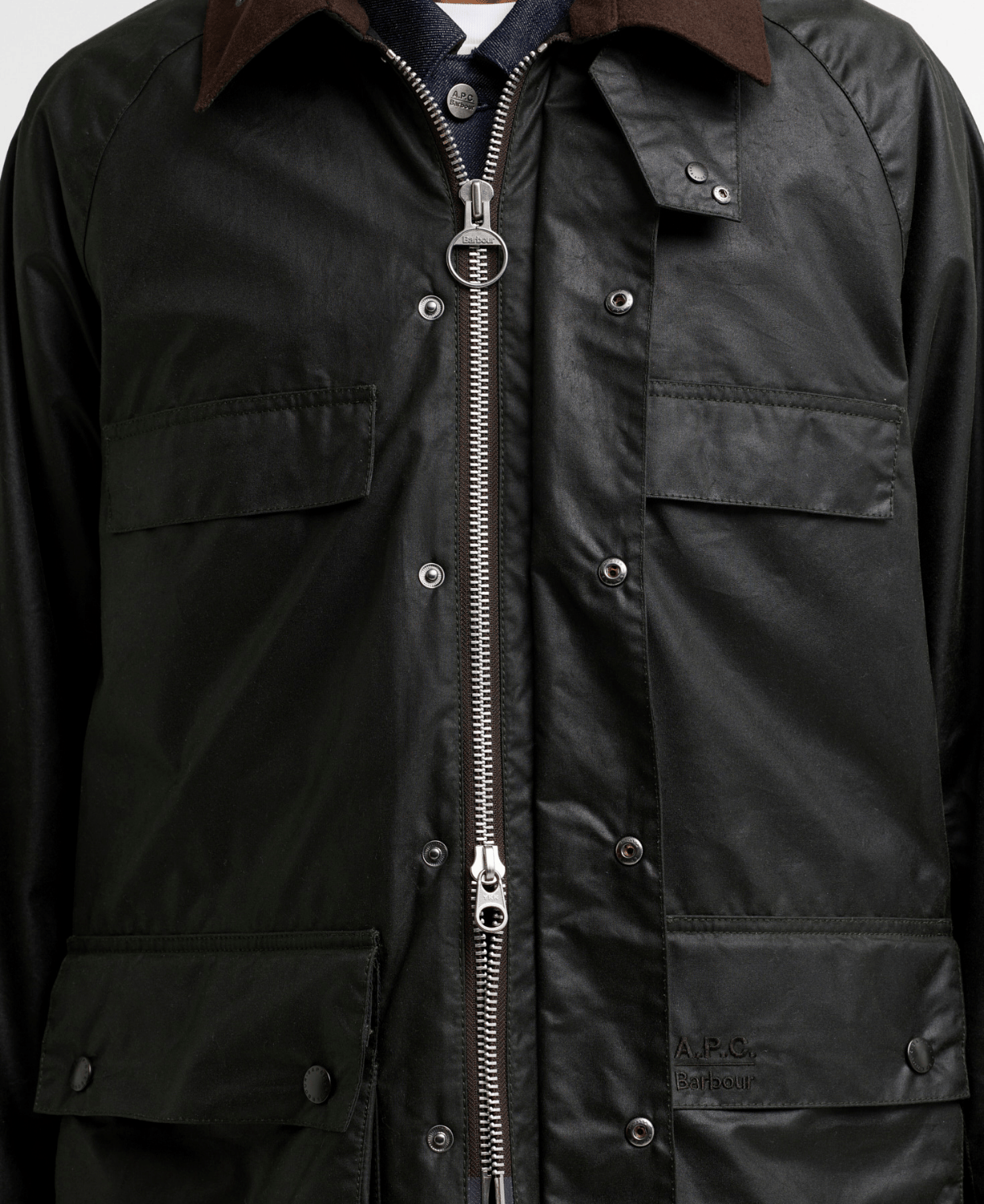 Barbour x A.P.C. SL Bedale Yağlı Ceket