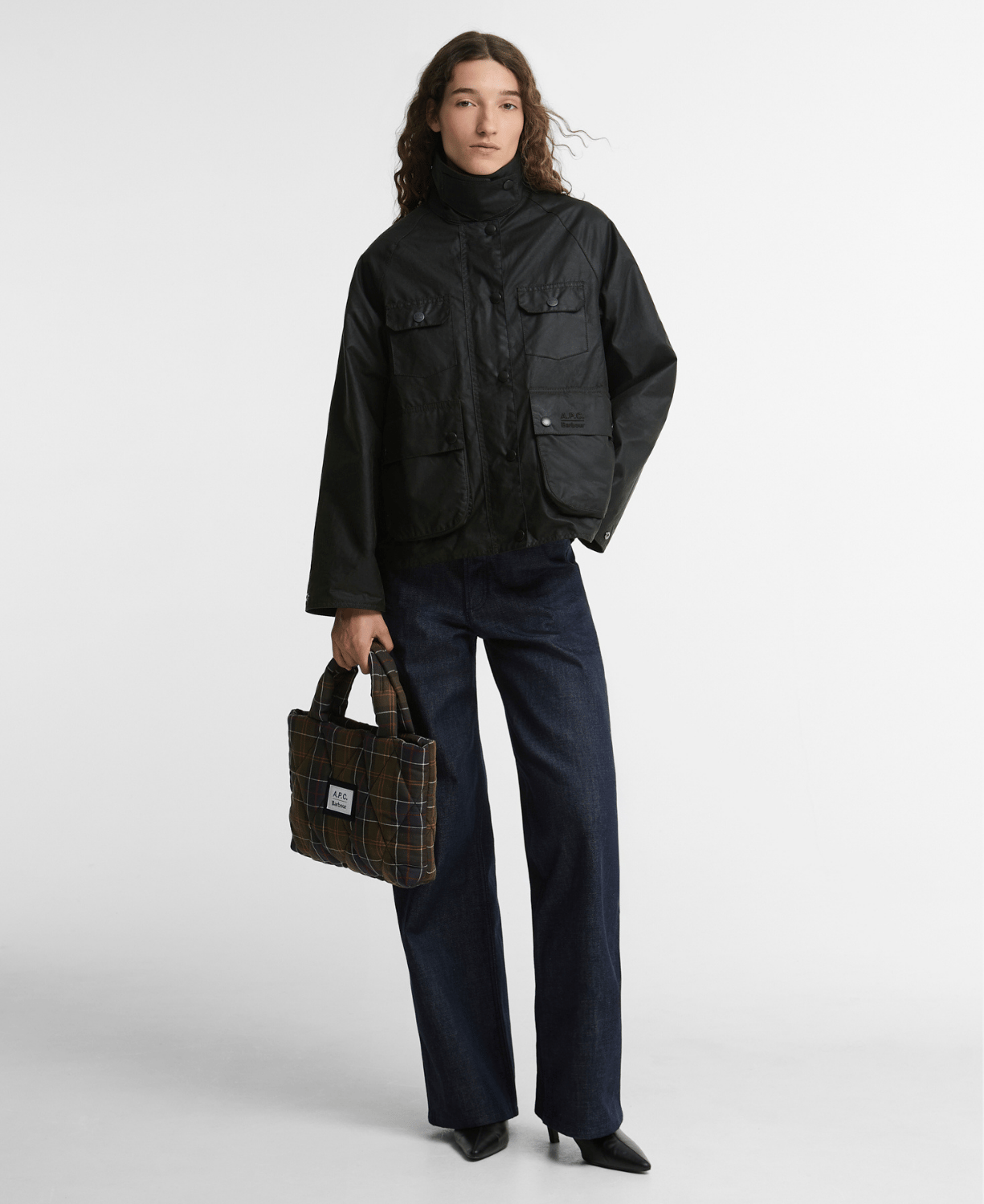 Barbour x A.P.C. Spey Yağlı Ceket