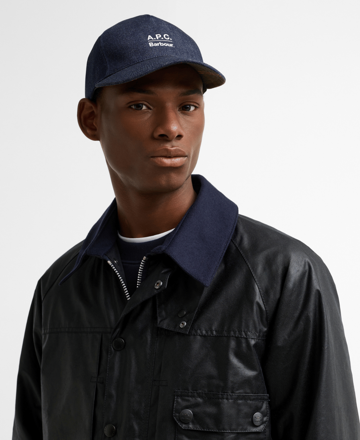 Barbour x A.P.C. Denim Şapka