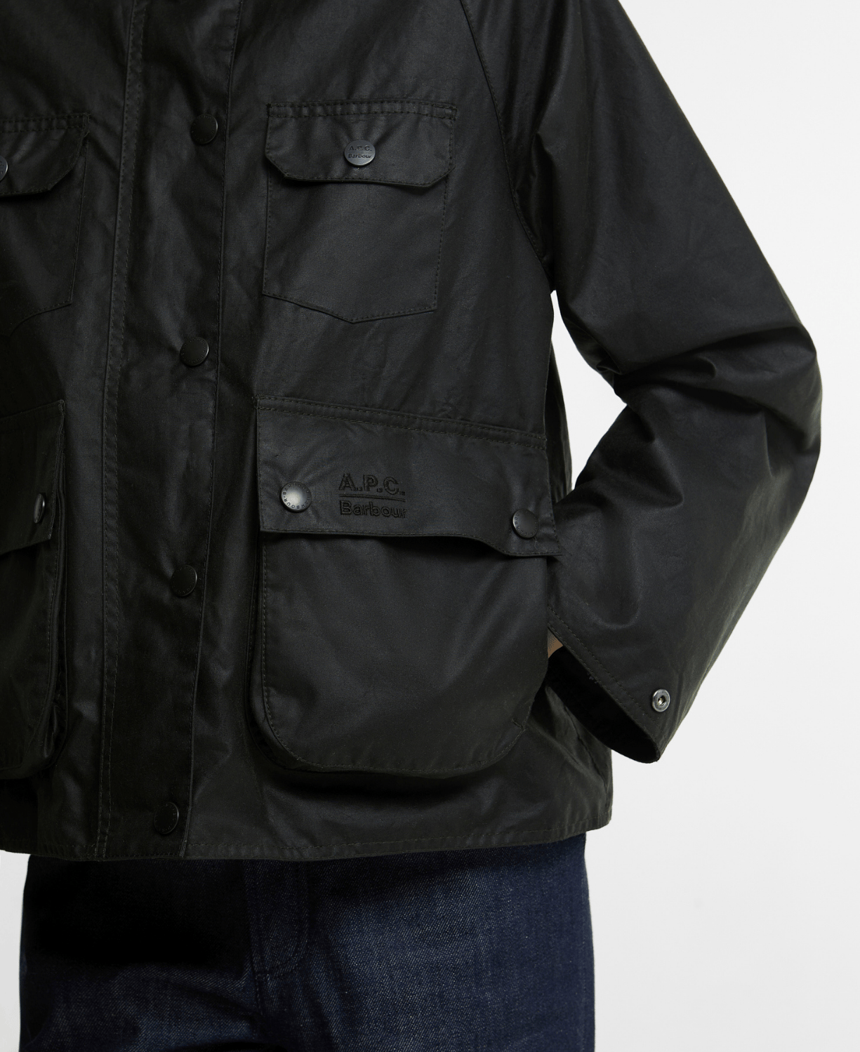 Barbour x A.P.C. Spey Yağlı Ceket