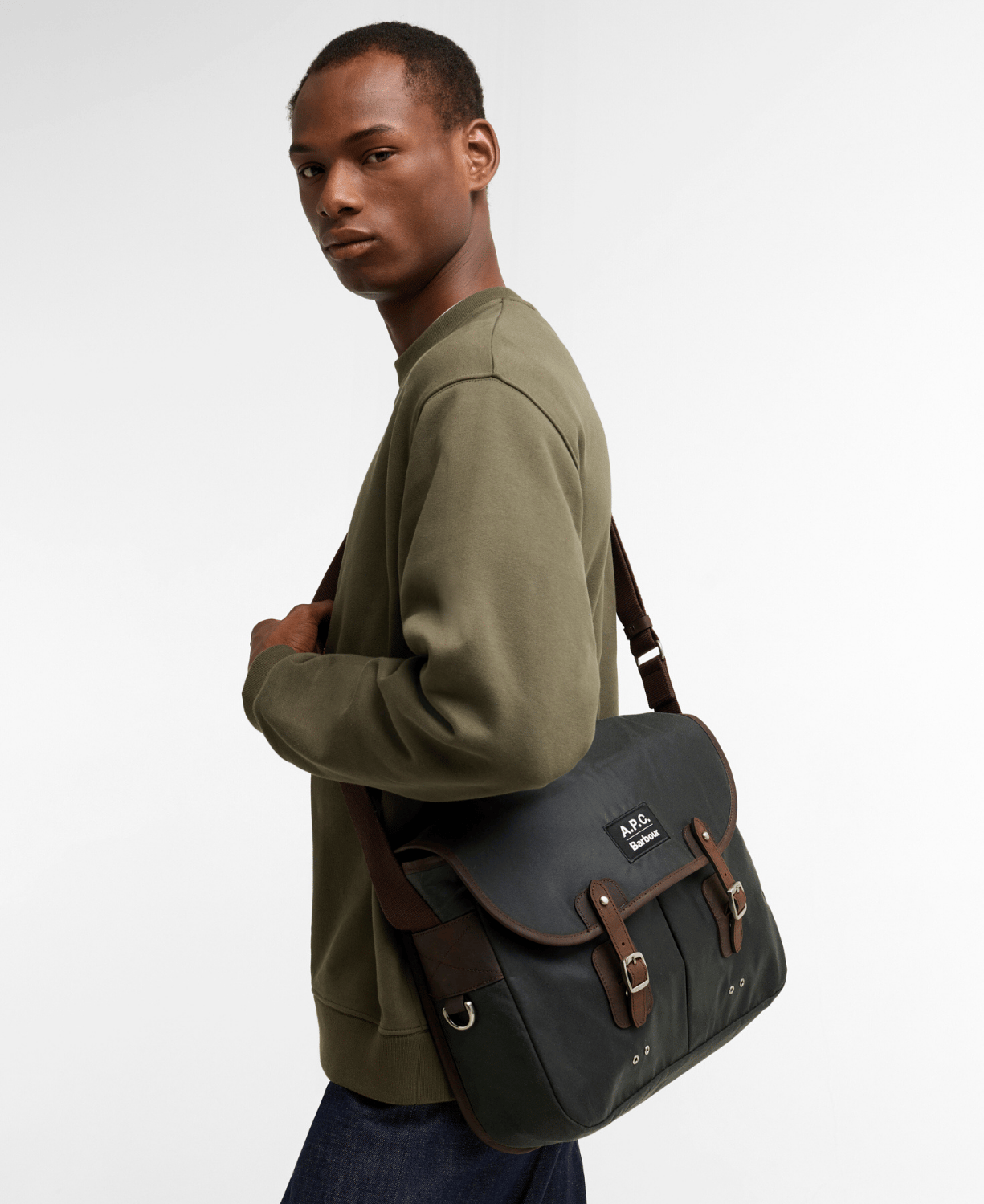 Barbour x A.P.C. Tarras Yağlı Çanta