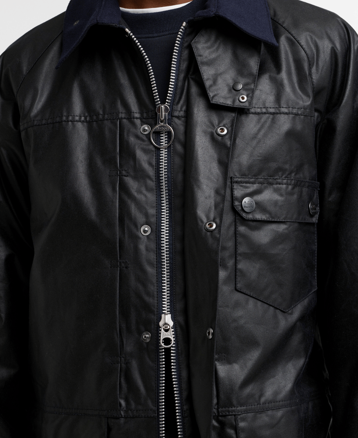 Barbour x A.P.C. Beaufort Yağlı Ceket