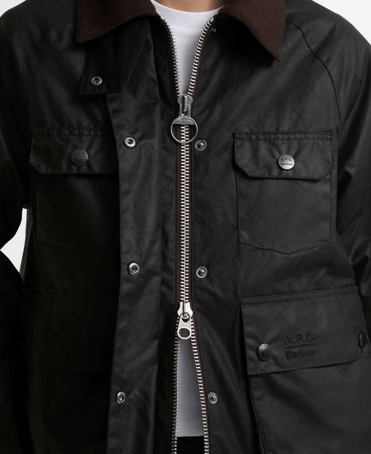 Barbour x A.P.C. Spey Yağlı Ceket