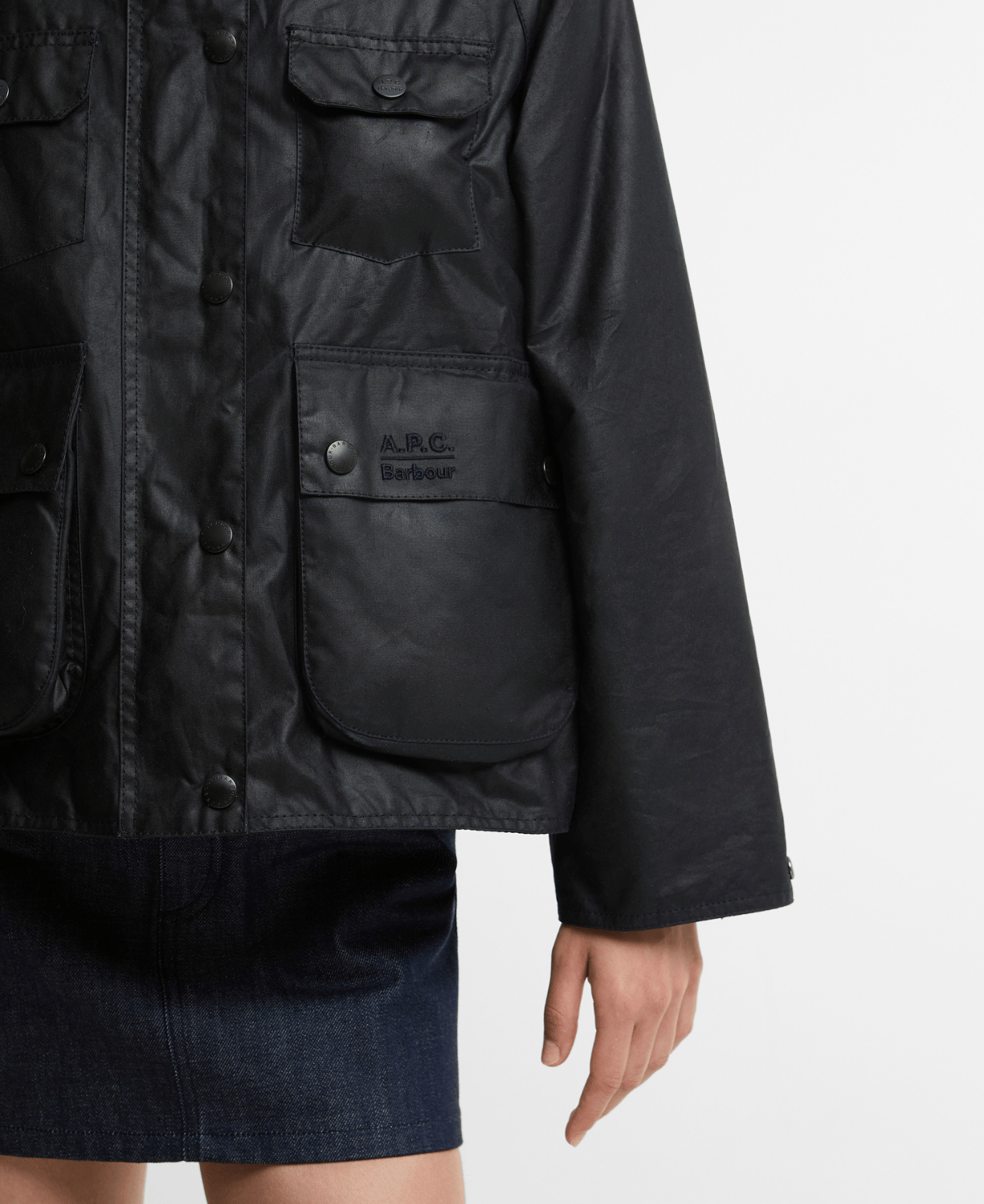 Barbour x A.P.C. Spey Yağlı Ceket