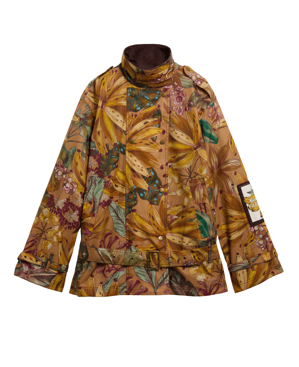 Barbour x Farm Rio Attalea Yağlı Ceket