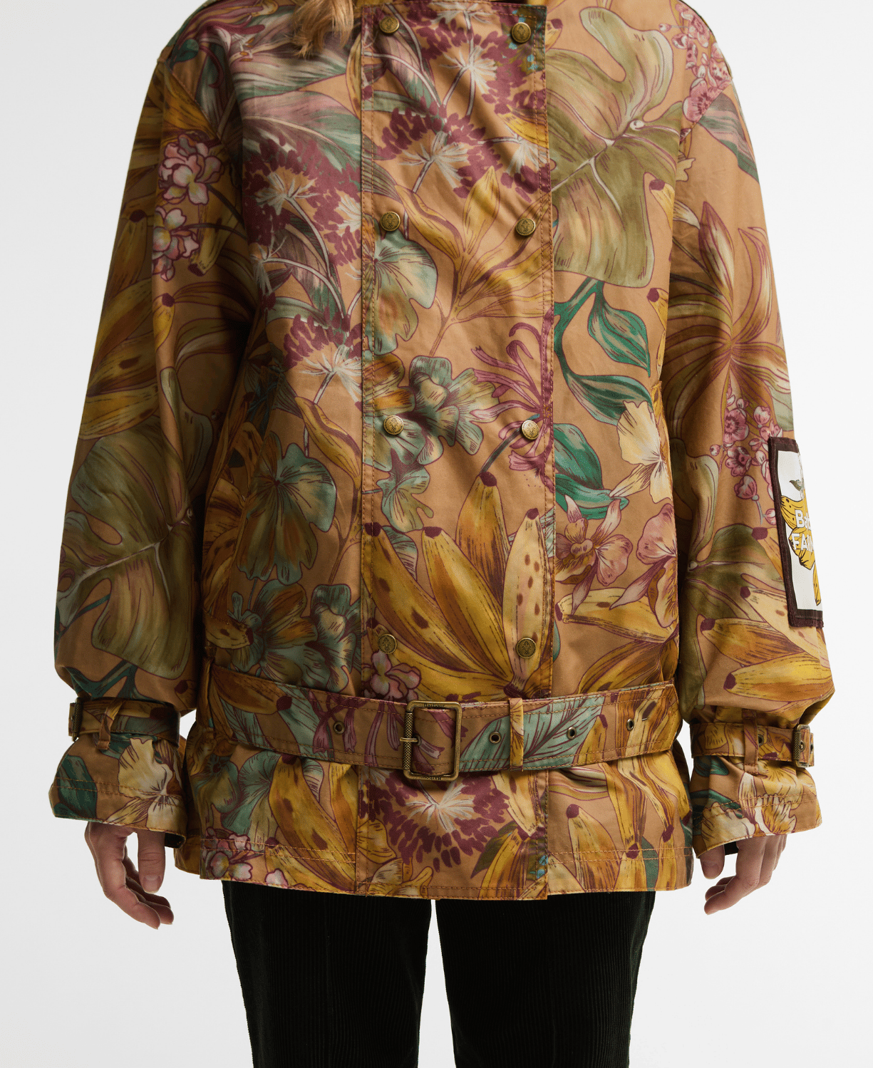 Barbour x Farm Rio Attalea Yağlı Ceket