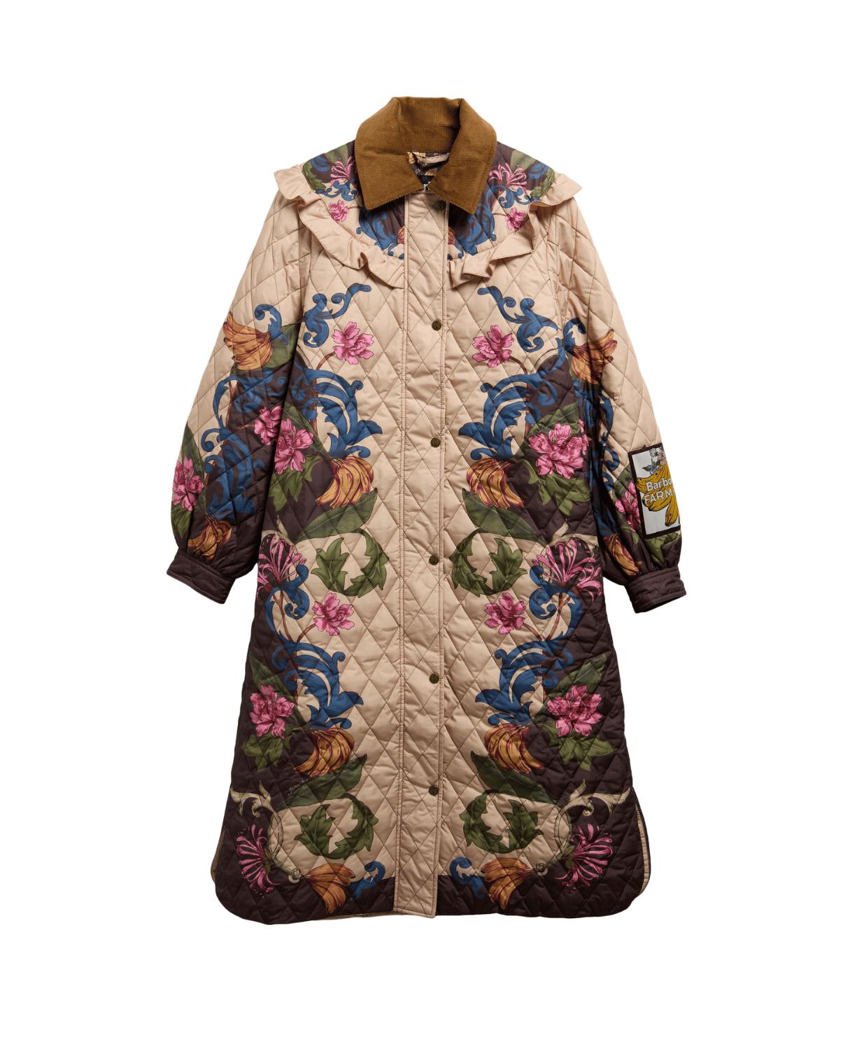 Barbour x Farm Rio Dania Kapitone Ceket