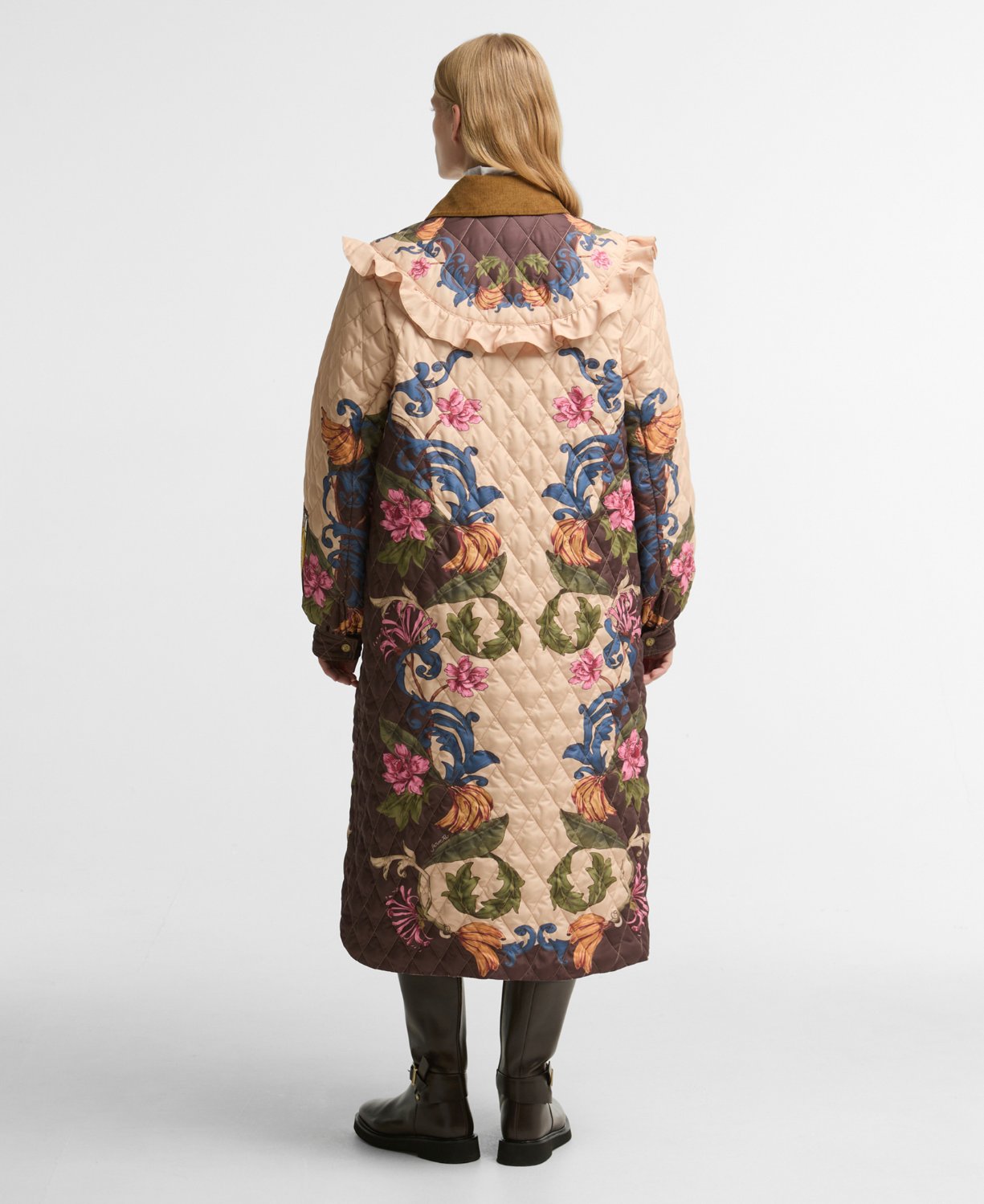 Barbour x Farm Rio Dania Kapitone Ceket